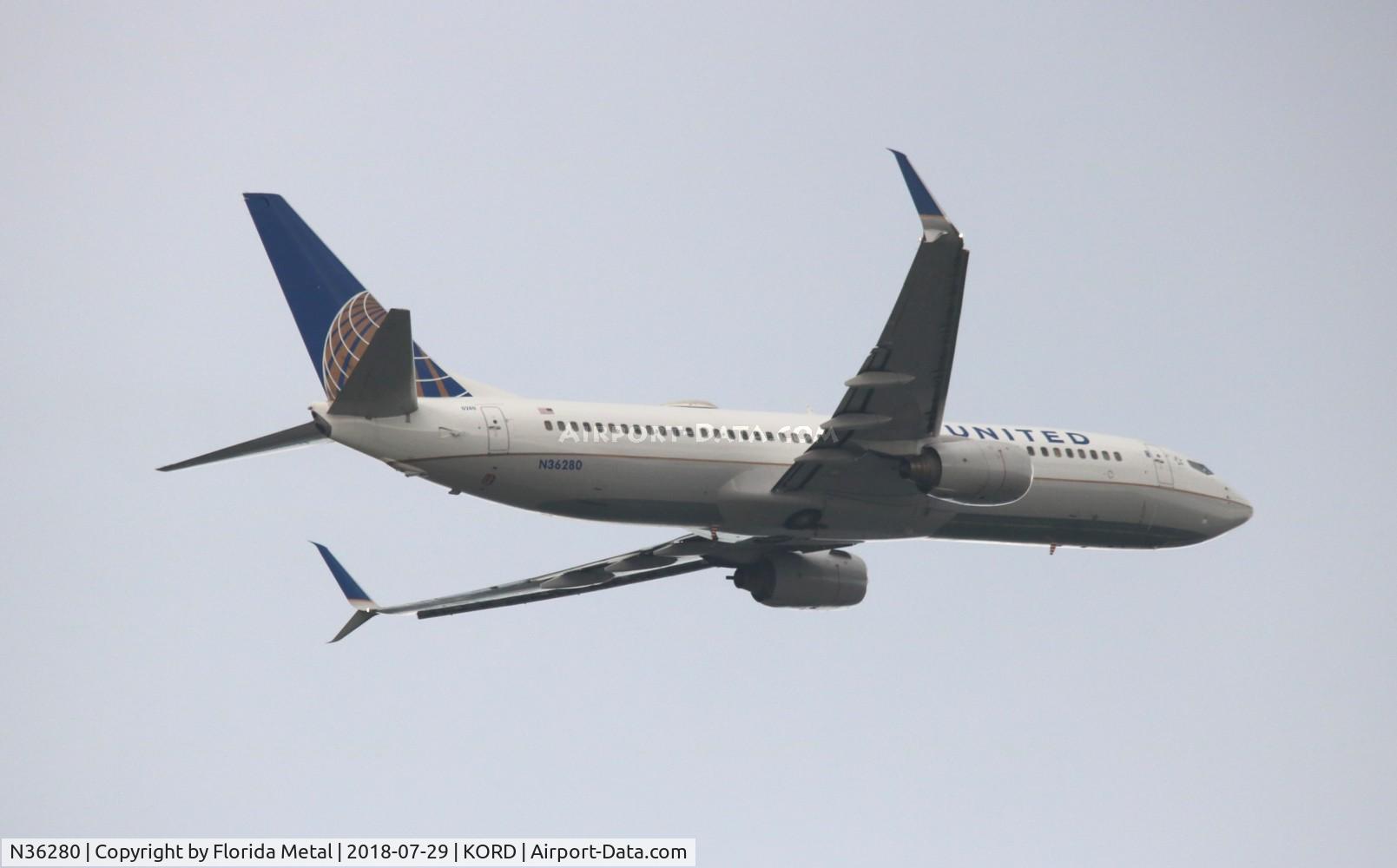 N36280, 2003 Boeing 737-824 C/N 31598, ORD spotting 2018