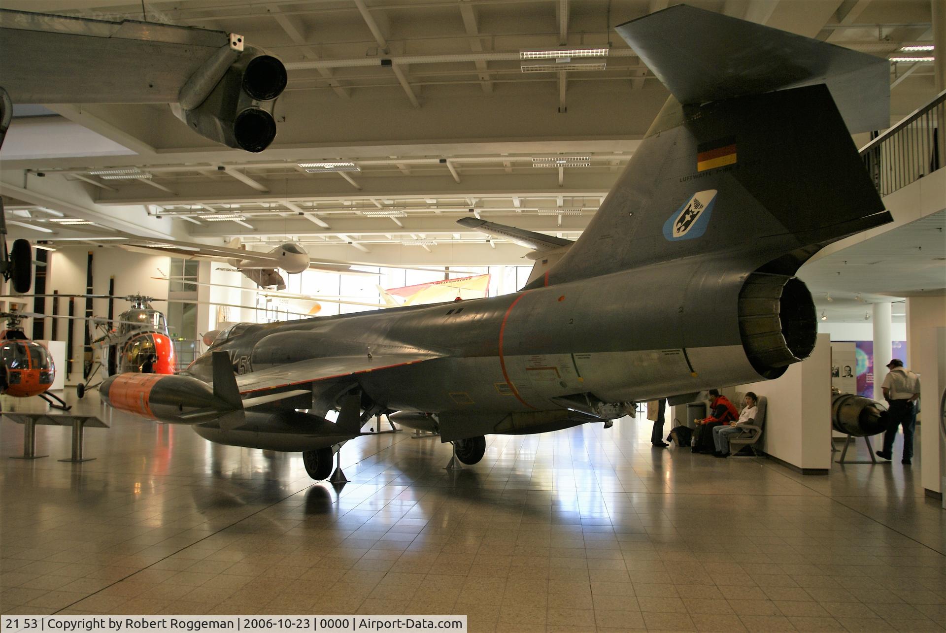 21 53, Lockheed F-104G Starfighter C/N 683-7022, PRESERVED.DEUTSCHES MUSEUM MUNCHEN.GAF.