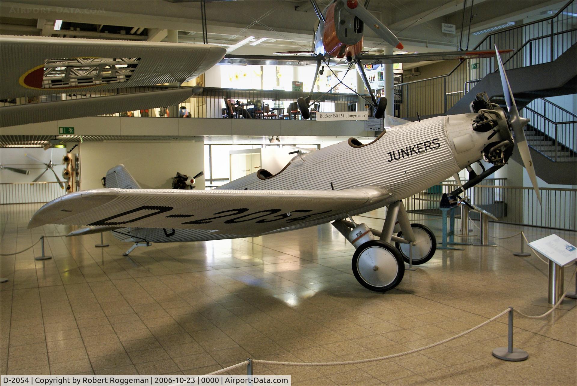 D-2054, 1931 Junkers A-50 Junior C/N 3575, PRESERVED.DEUTSCHES MUSEUM MUNCHEN.
