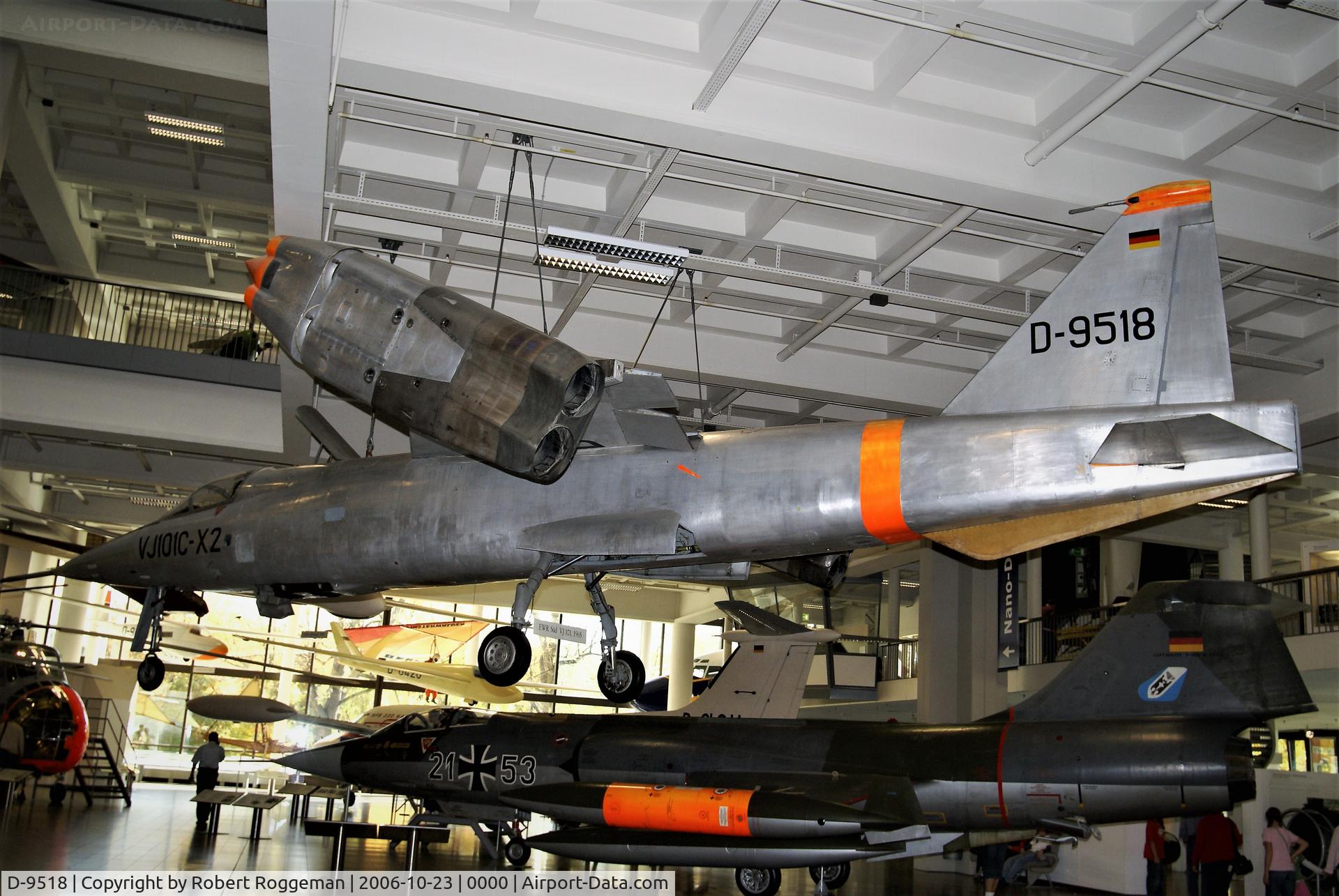 D-9518, 1965 EWR VJ101C C/N X2, PRESERVED.DEUTSCHES MUSEUM MUNCHEN.PROTOTYPE.