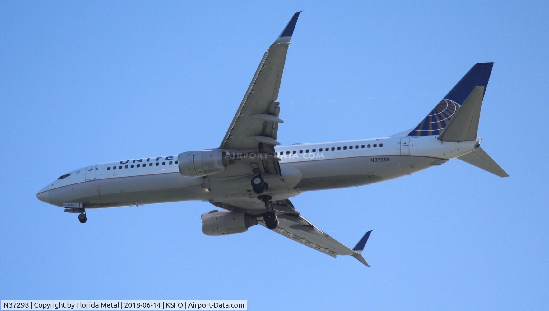 N37298, 2005 Boeing 737-824 C/N 34004, SFO Spotting 2018