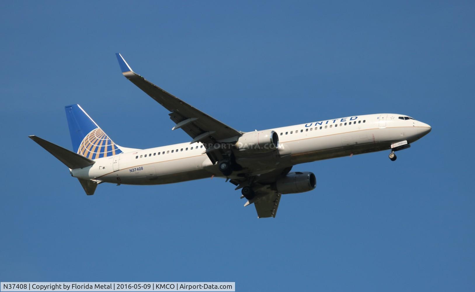 N37408, 2001 Boeing 737-924 C/N 30125, MCO spotting 2016