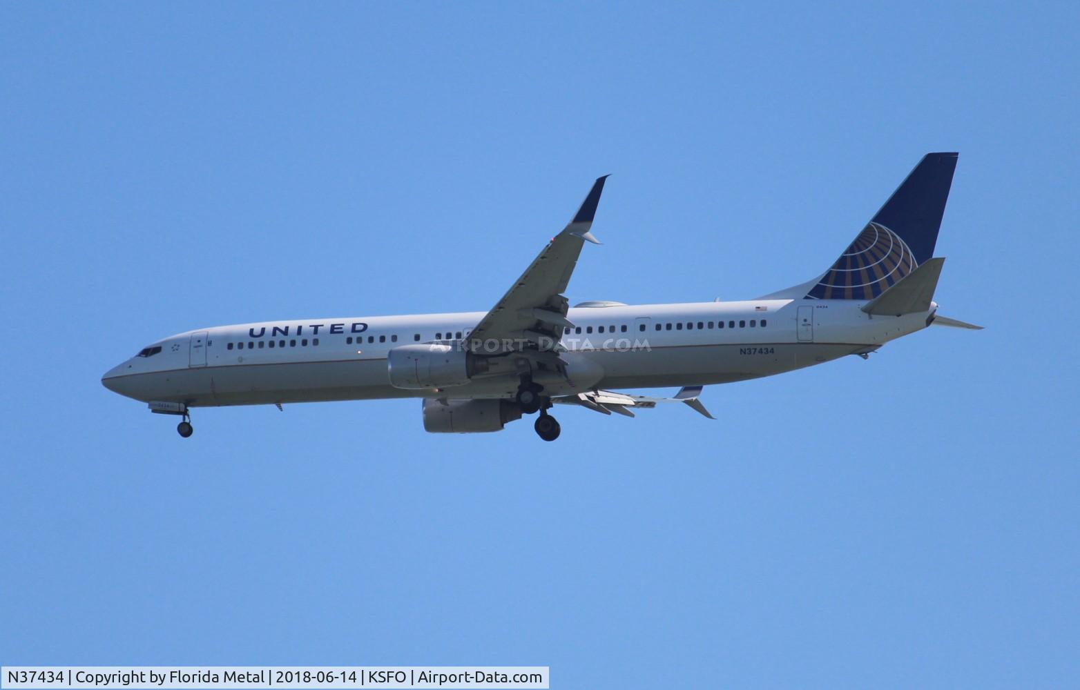 N37434, 2009 Boeing 737-924/ER C/N 33528, SFO Spotting 2018
