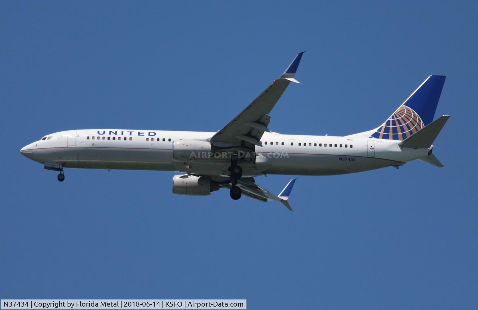 N37434, 2009 Boeing 737-924/ER C/N 33528, SFO spotting 2018