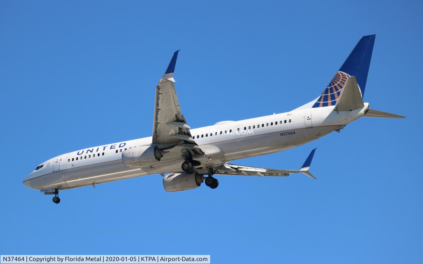 N37464, 2012 Boeing 737-924/ER C/N 41745, TPA spotting 2020