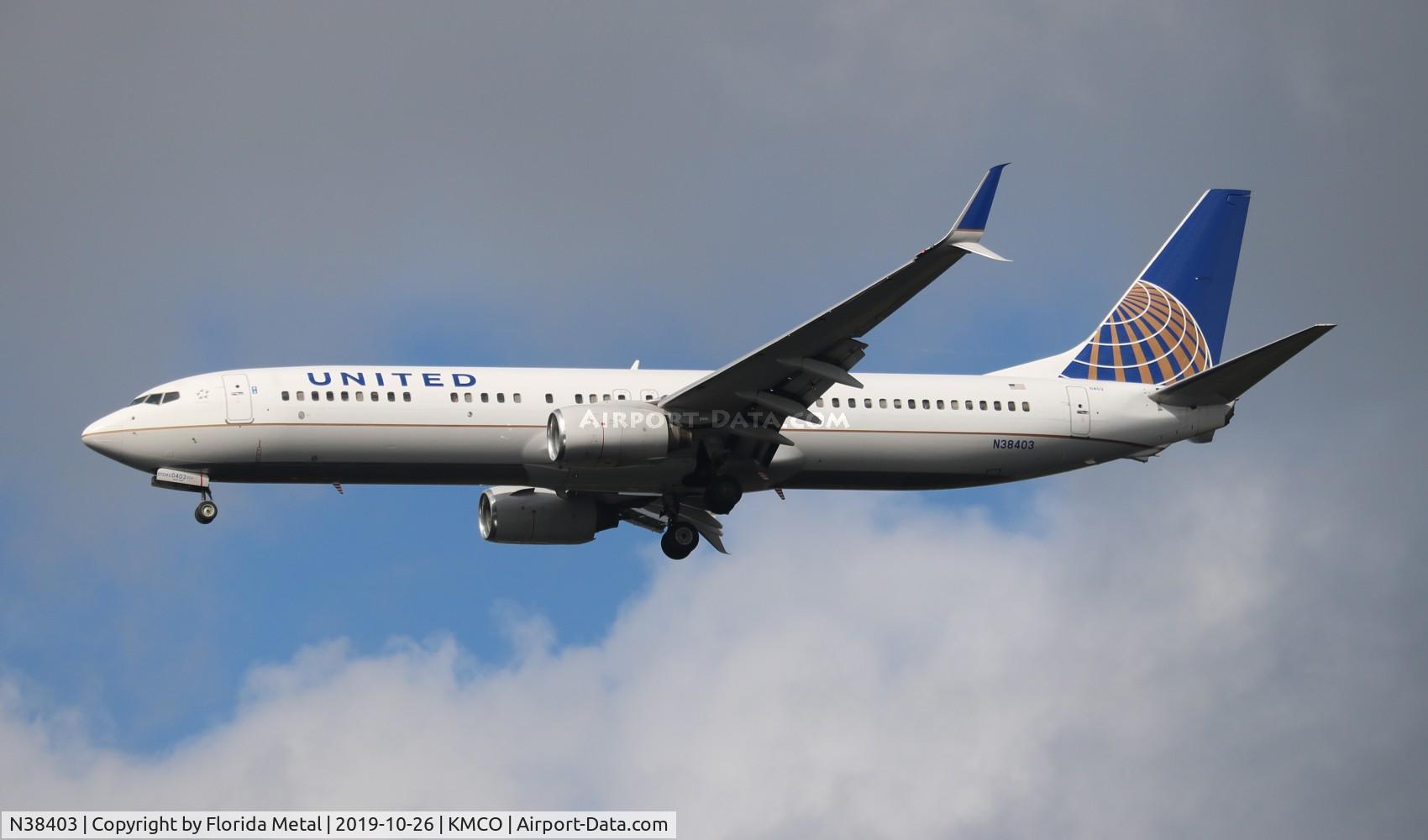 N38403, 2001 Boeing 737-924 C/N 30120, MCO spotting 2019