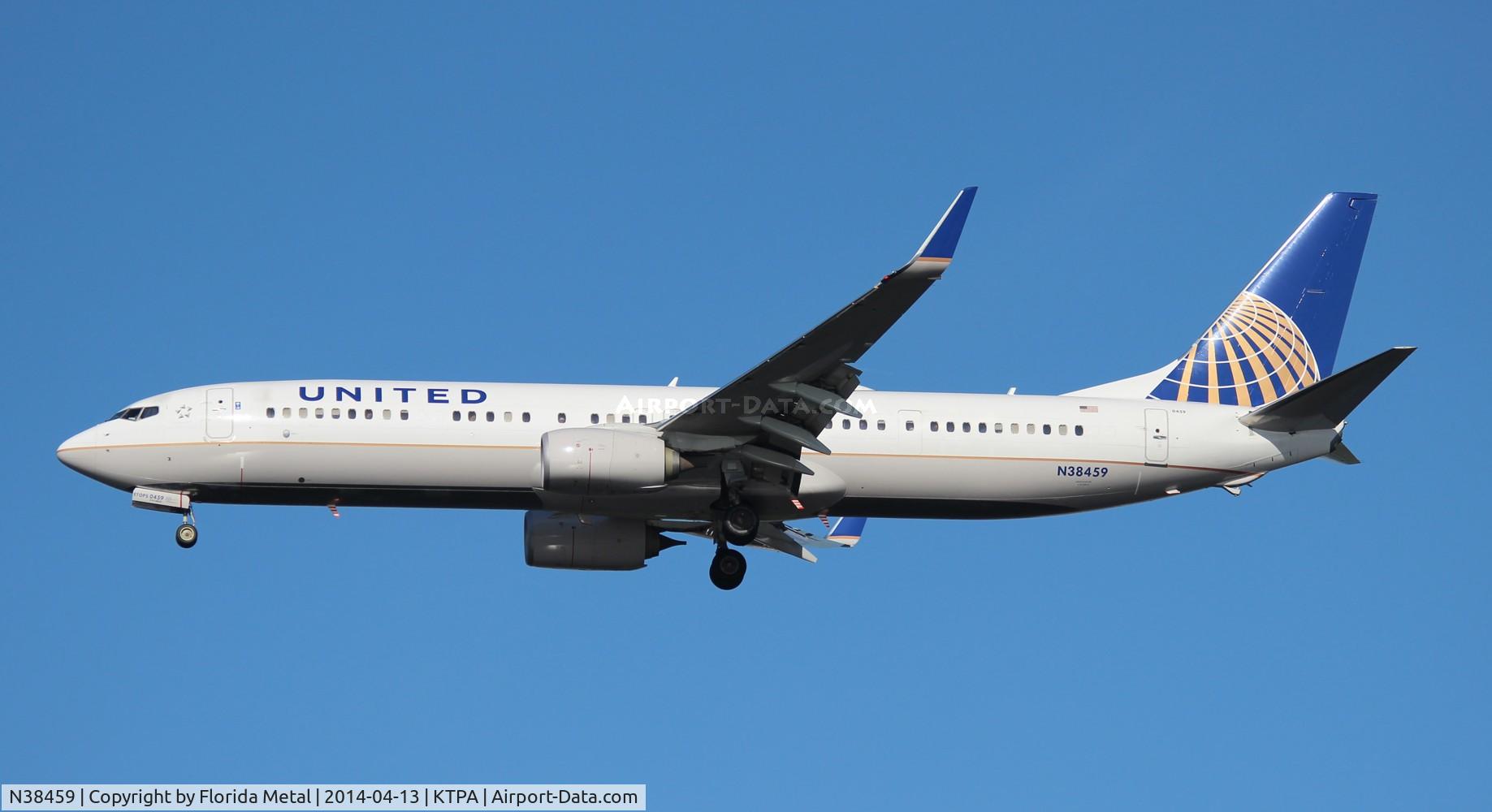 N38459, 2012 Boeing 737-924/ER C/N 37206, TPA spotting 2014