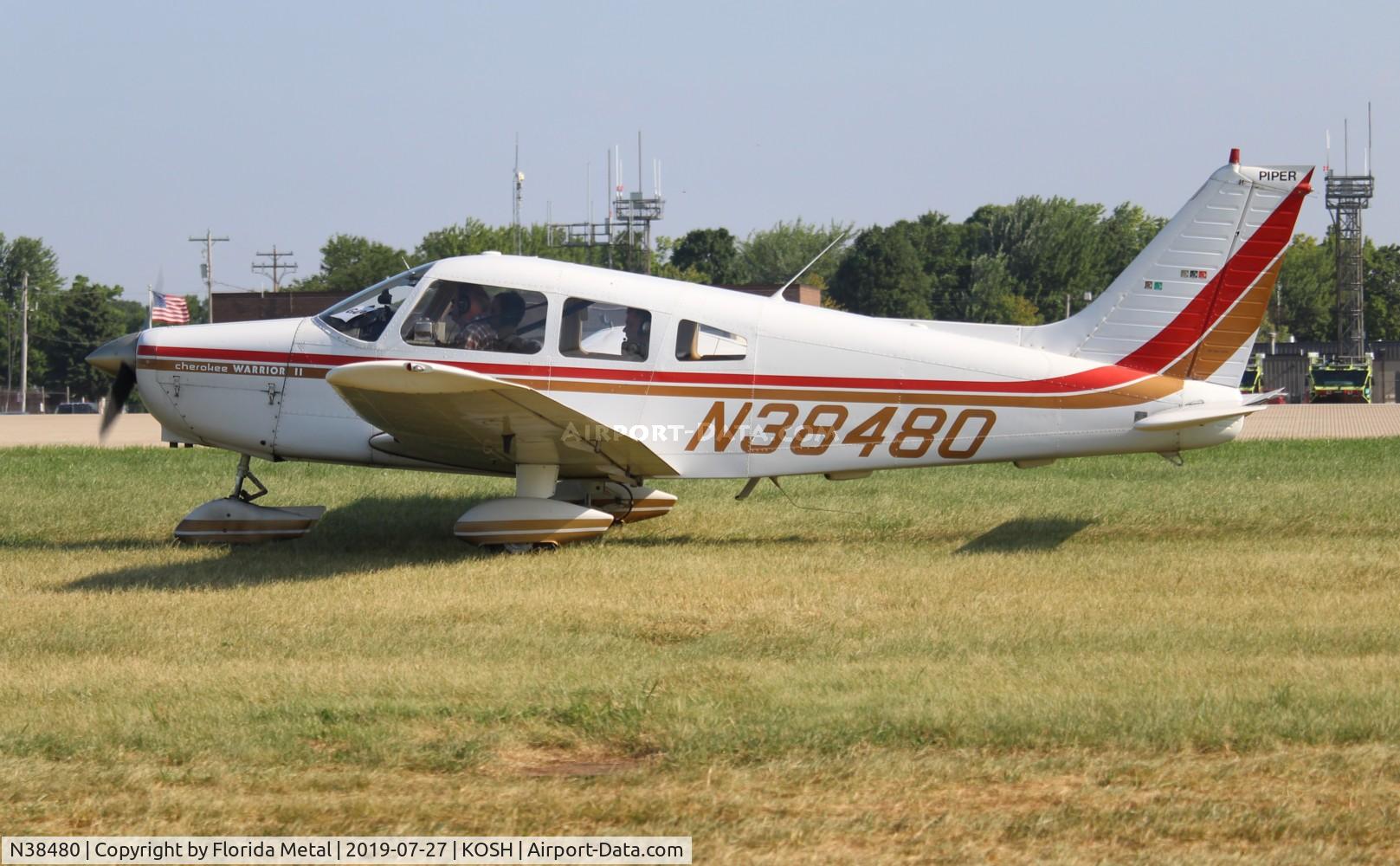 N38480, 1977 Piper PA-28-161 C/N 28-7716260, EAA OSH 2019