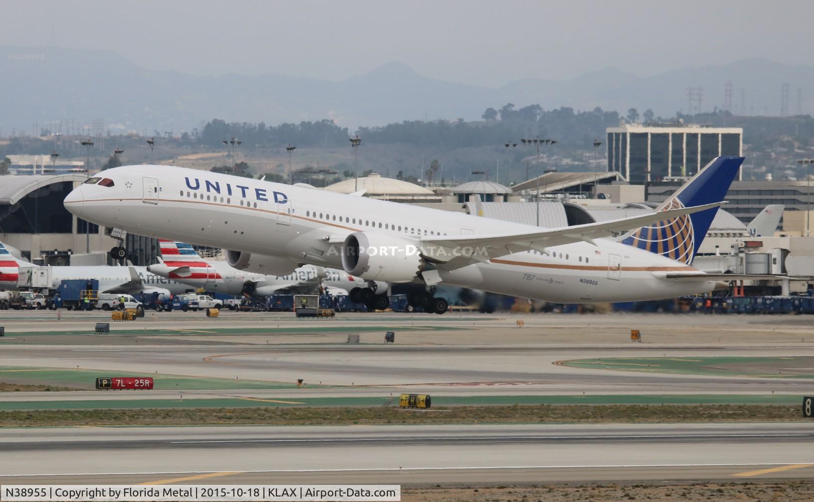 N38955, 2015 Boeing 787-9 Dreamliner C/N 37814, LAX spotting 2015