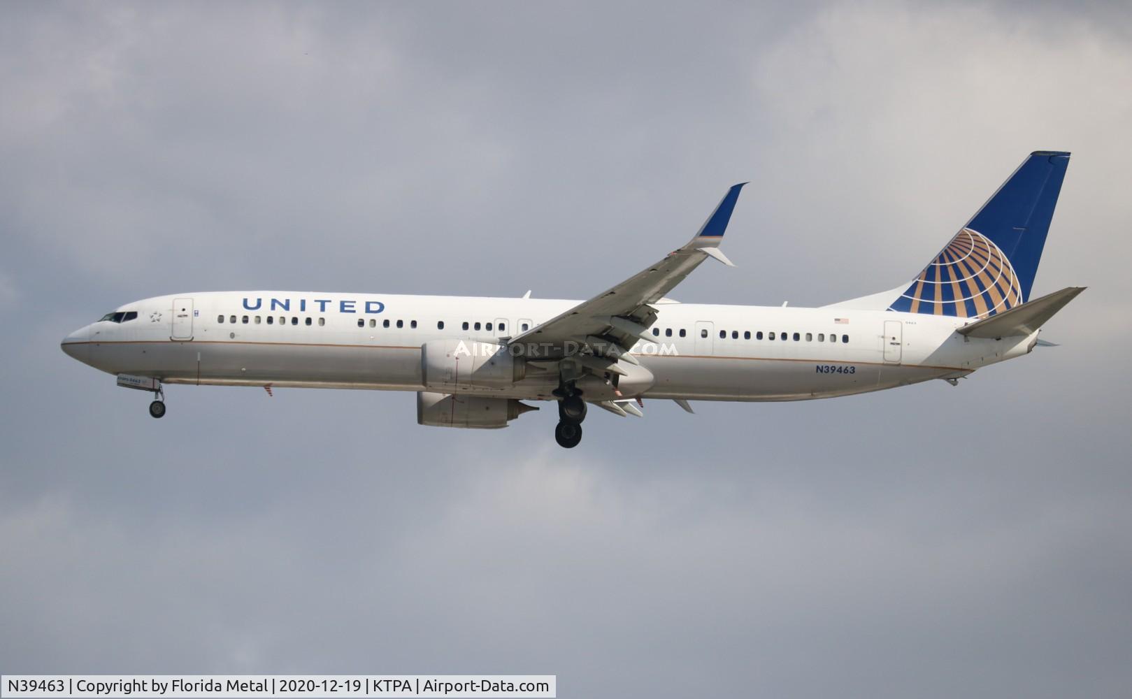 N39463, 2012 Boeing 737-924/ER C/N 37208, TPA spotting 2020