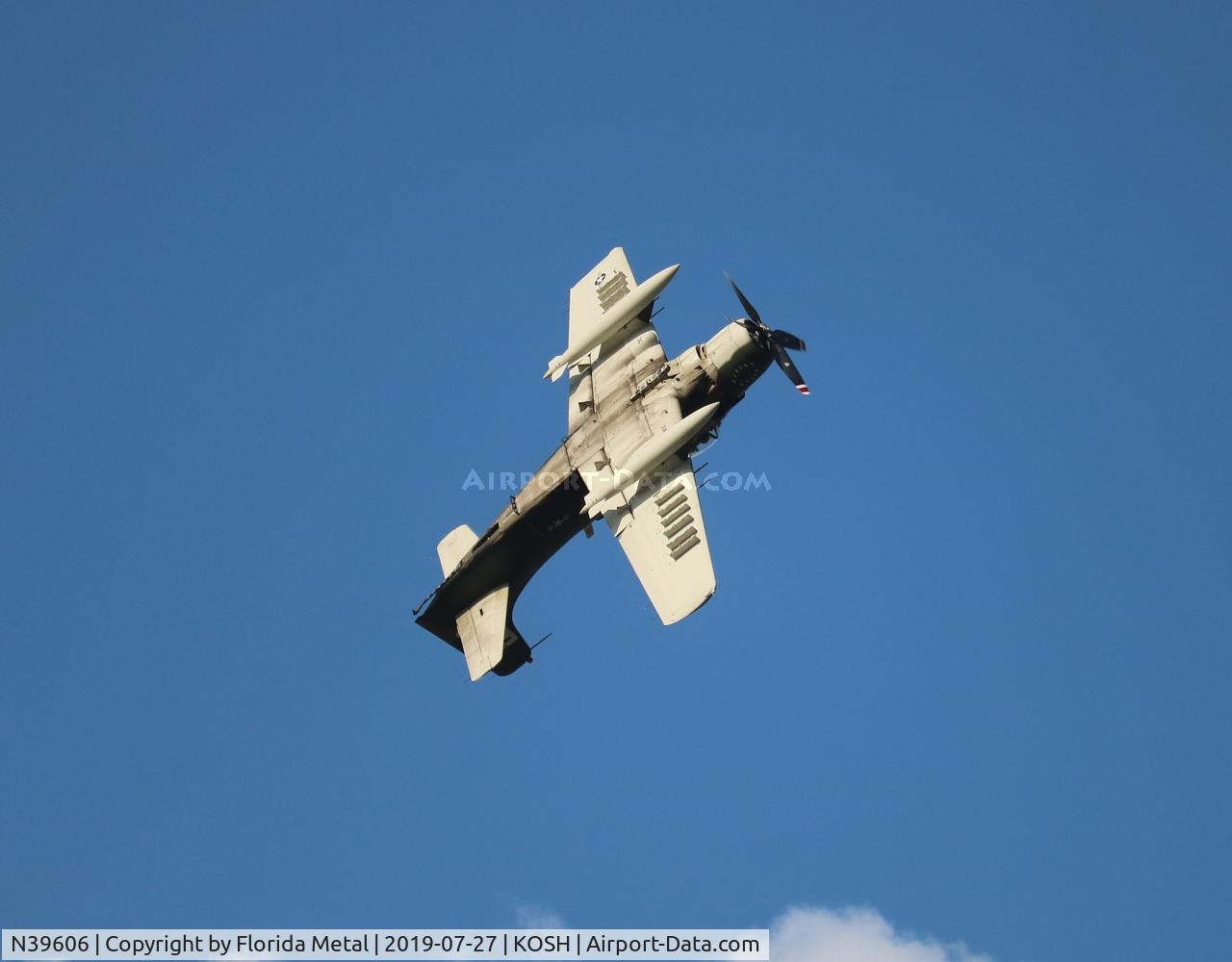 N39606, 1955 Douglas AD-6 Skyraider C/N 10838, EAA OSH 2019