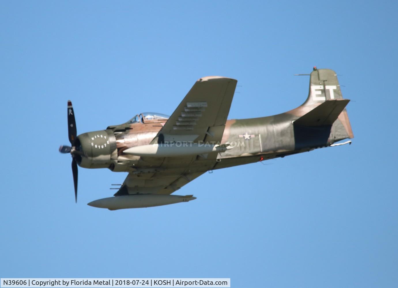 N39606, 1955 Douglas AD-6 Skyraider C/N 10838, EAA OSH 2018