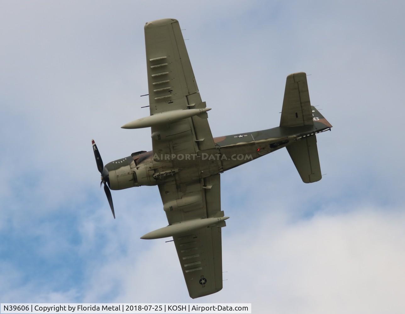 N39606, 1955 Douglas AD-6 Skyraider C/N 10838, EAA OSH 2018