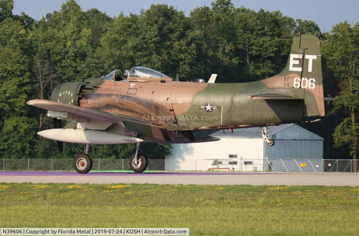 N39606, 1955 Douglas AD-6 Skyraider C/N 10838, EAA OSH 2019