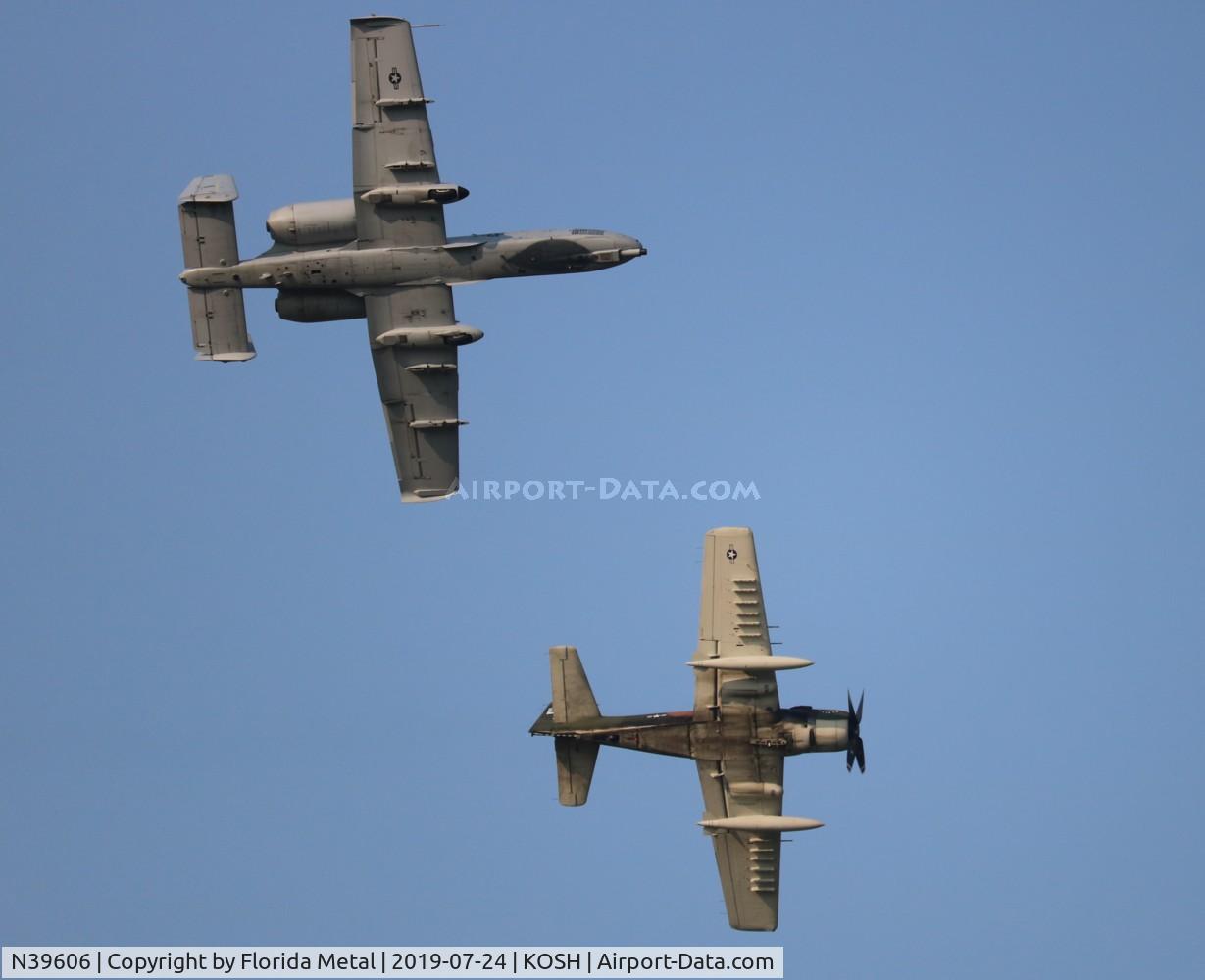 N39606, 1955 Douglas AD-6 Skyraider C/N 10838, EAA OSH 2019