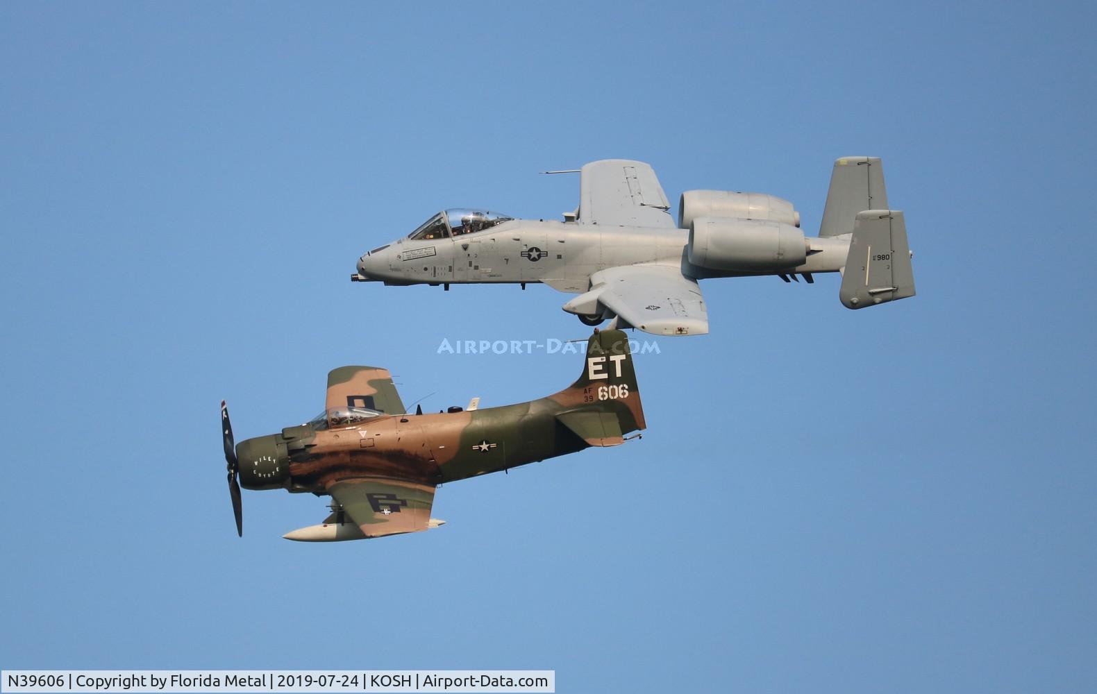 N39606, 1955 Douglas AD-6 Skyraider C/N 10838, EAA OSH 2019