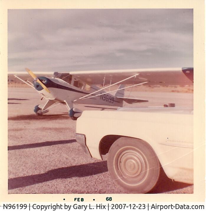 N96199, 1946 Taylorcraft BC12-D C/N 8499, I owned, recovered and soloed in this plane in 1968 out of Freeway Airport, Tucson, AZ