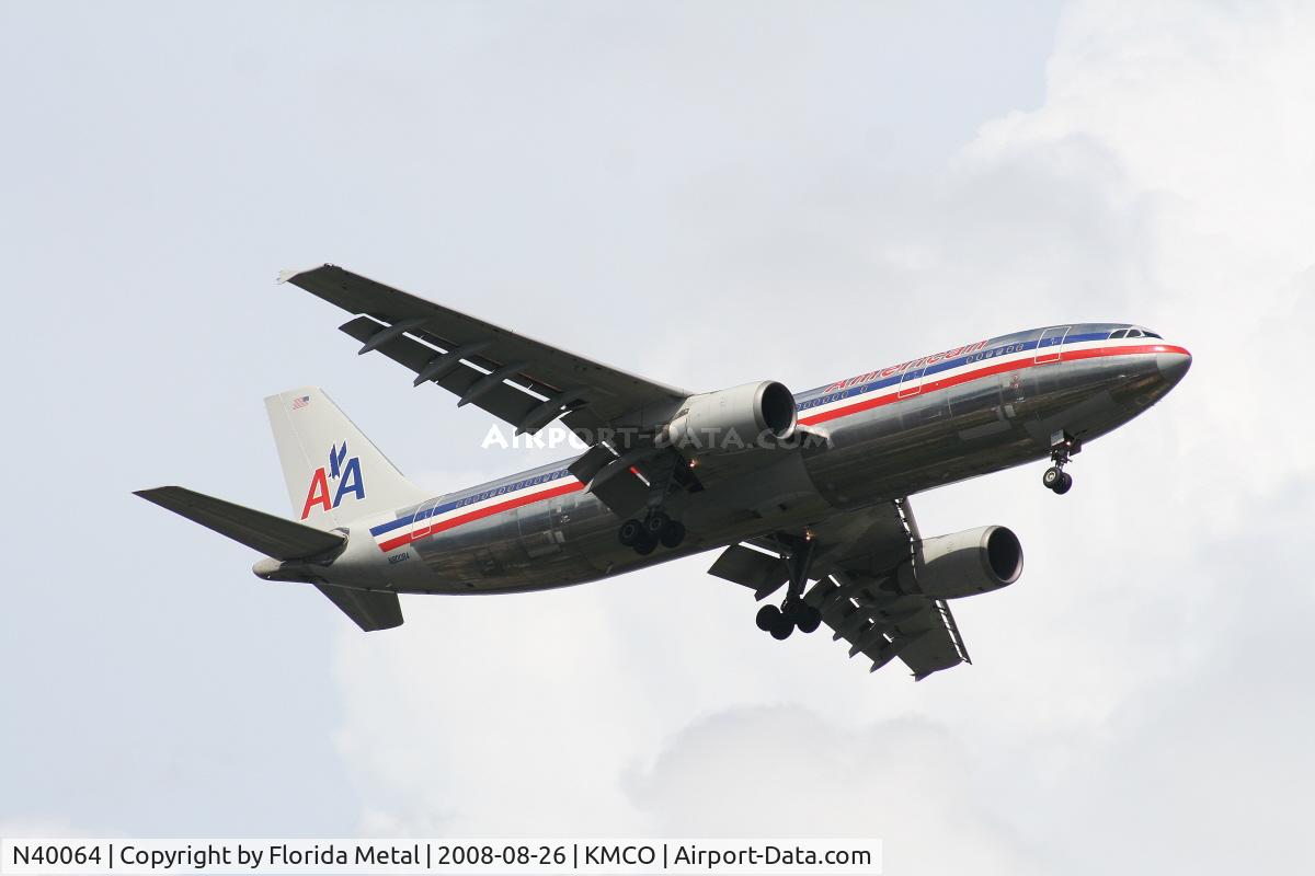 N40064, 1989 Airbus A300B4-605R C/N 507, MCO spotting 2008
