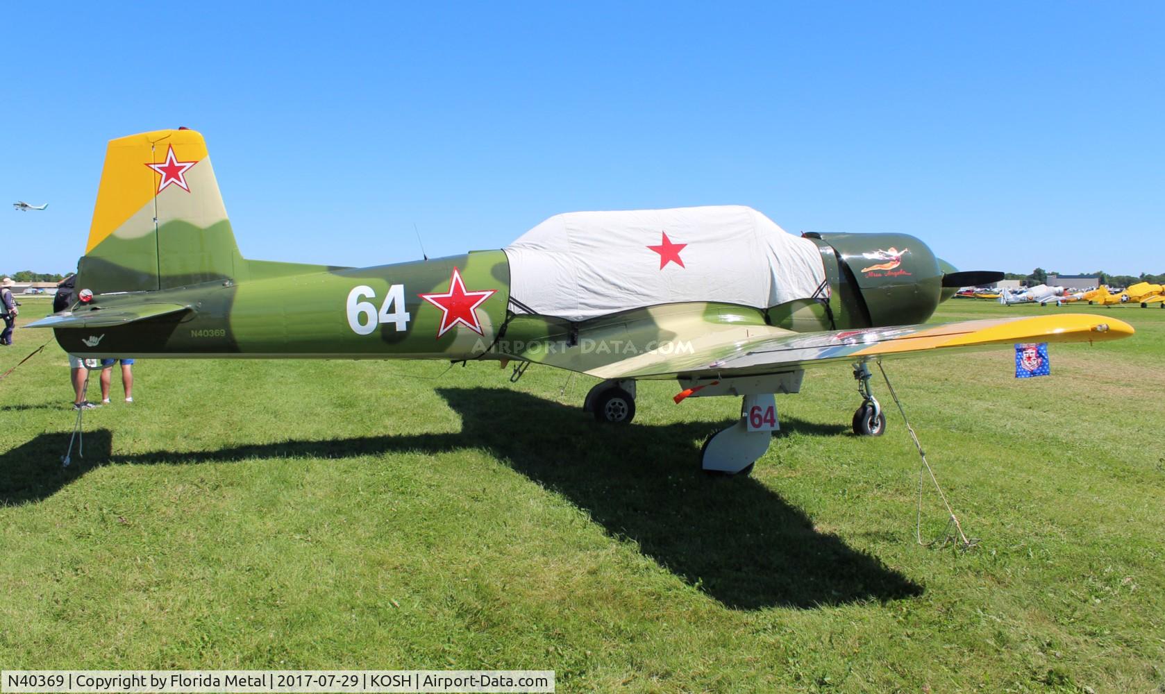N40369, 1982 Nanchang CJ-6 C/N 3732008, EAA OSH 2017