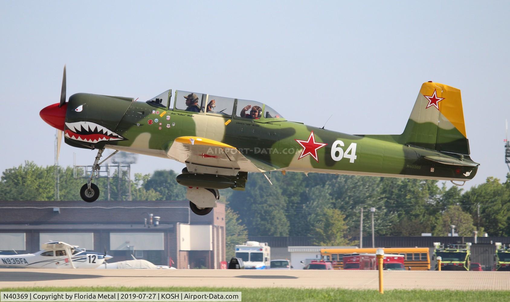 N40369, 1982 Nanchang CJ-6 C/N 3732008, EAA OSH 2019