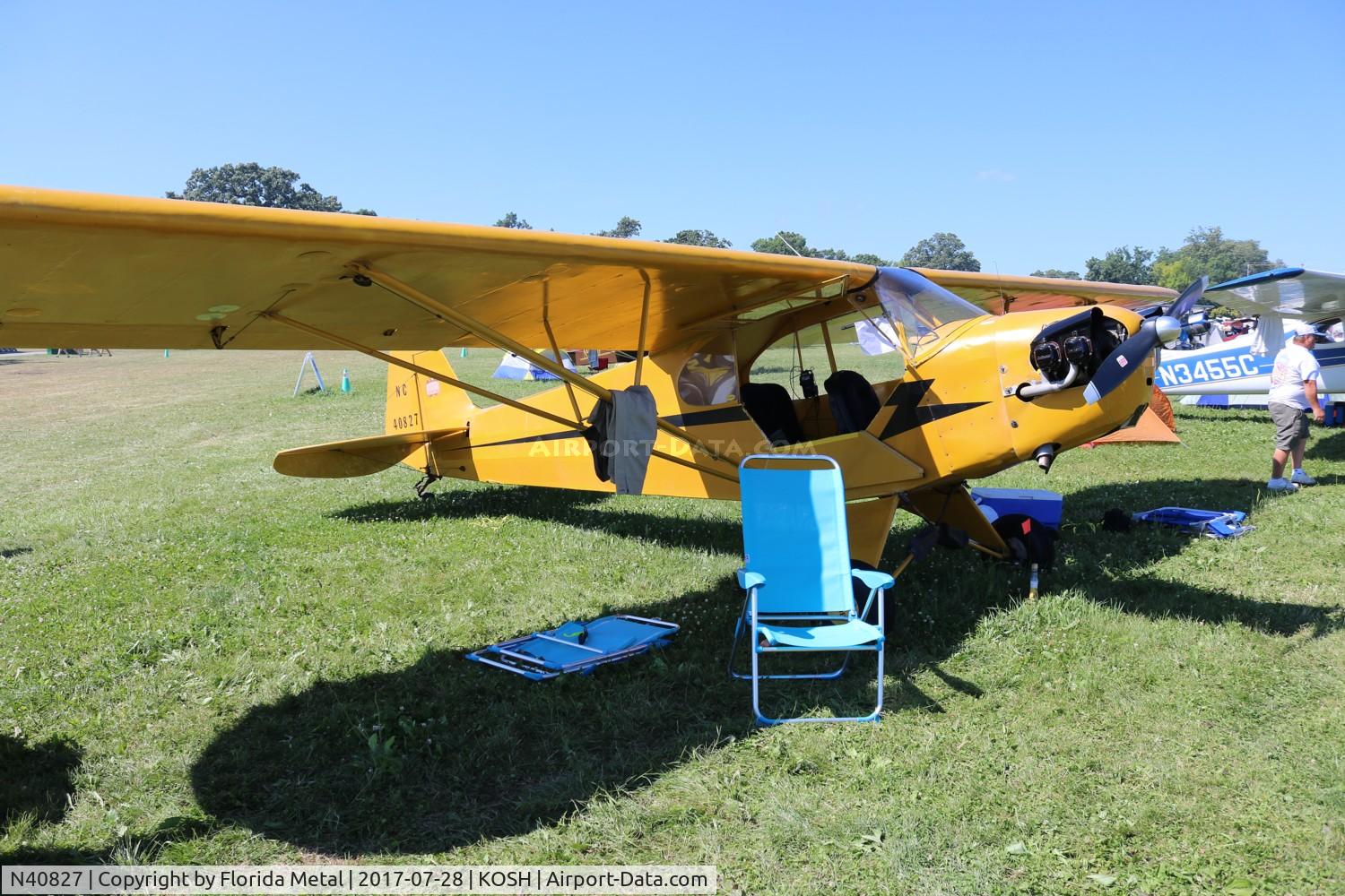 N40827, 1941 Piper J3L C/N 7531, EAA OSH 2017