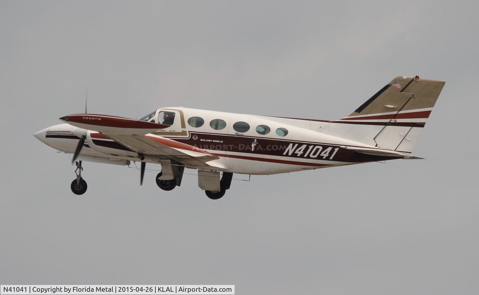 N41041, 1973 Cessna 421B Golden Eagle C/N 421B0412, SNF LAL 2015