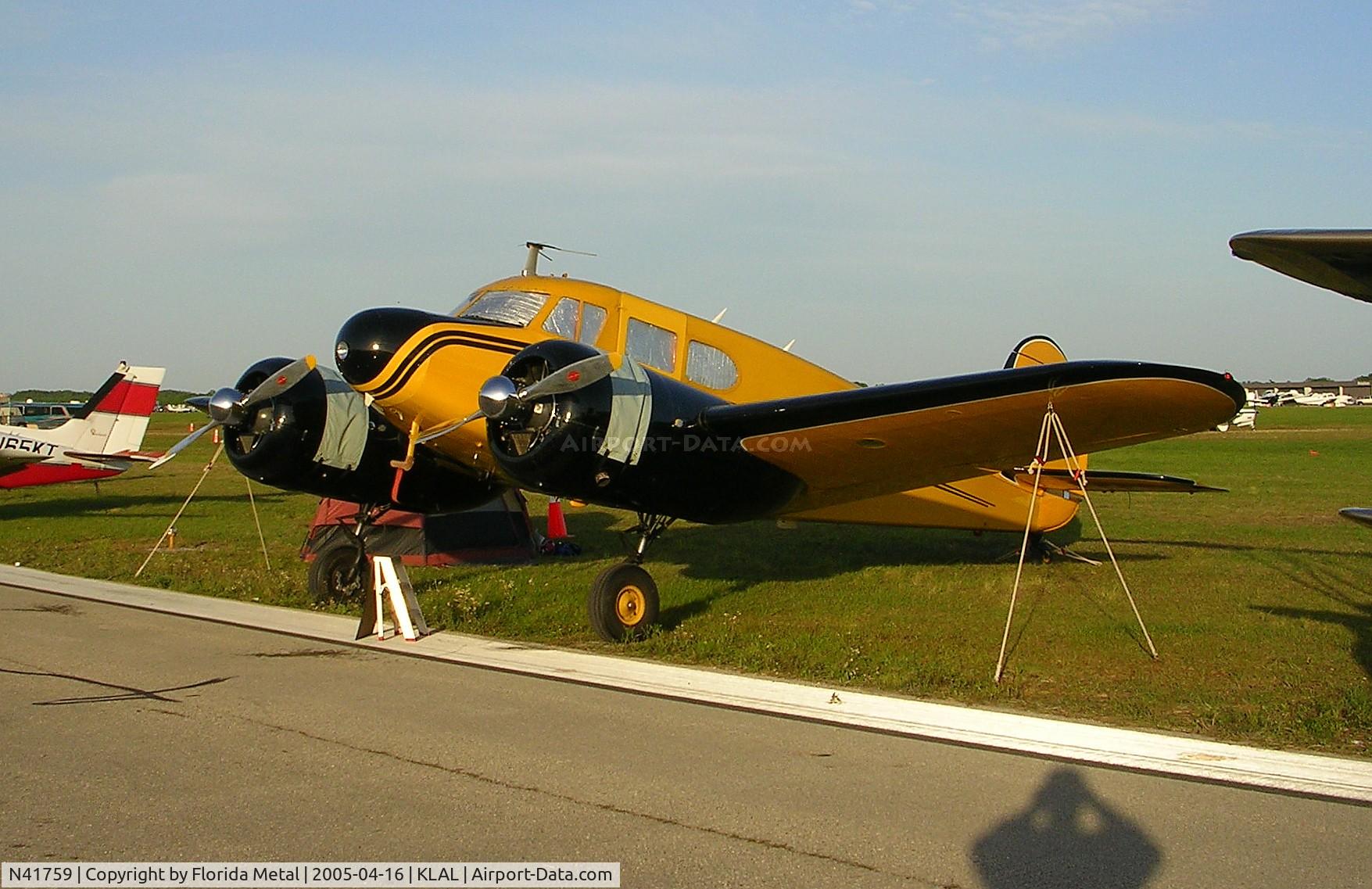 N41759, 1944 Cessna UC-78 (T-50) Bobcat C/N 5807, SNF LAL 2005