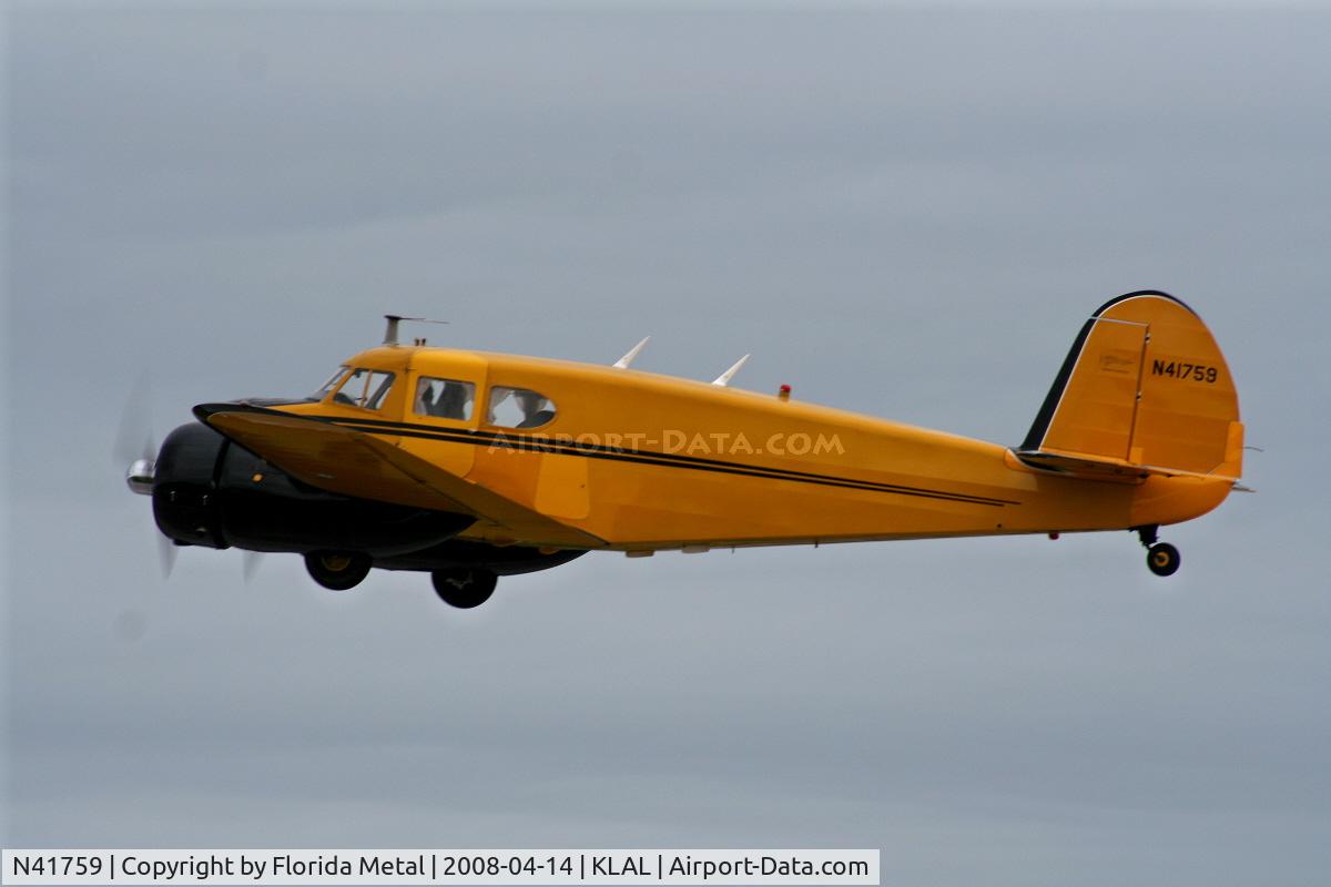 N41759, 1944 Cessna UC-78 (T-50) Bobcat C/N 5807, SNF LAL 2008