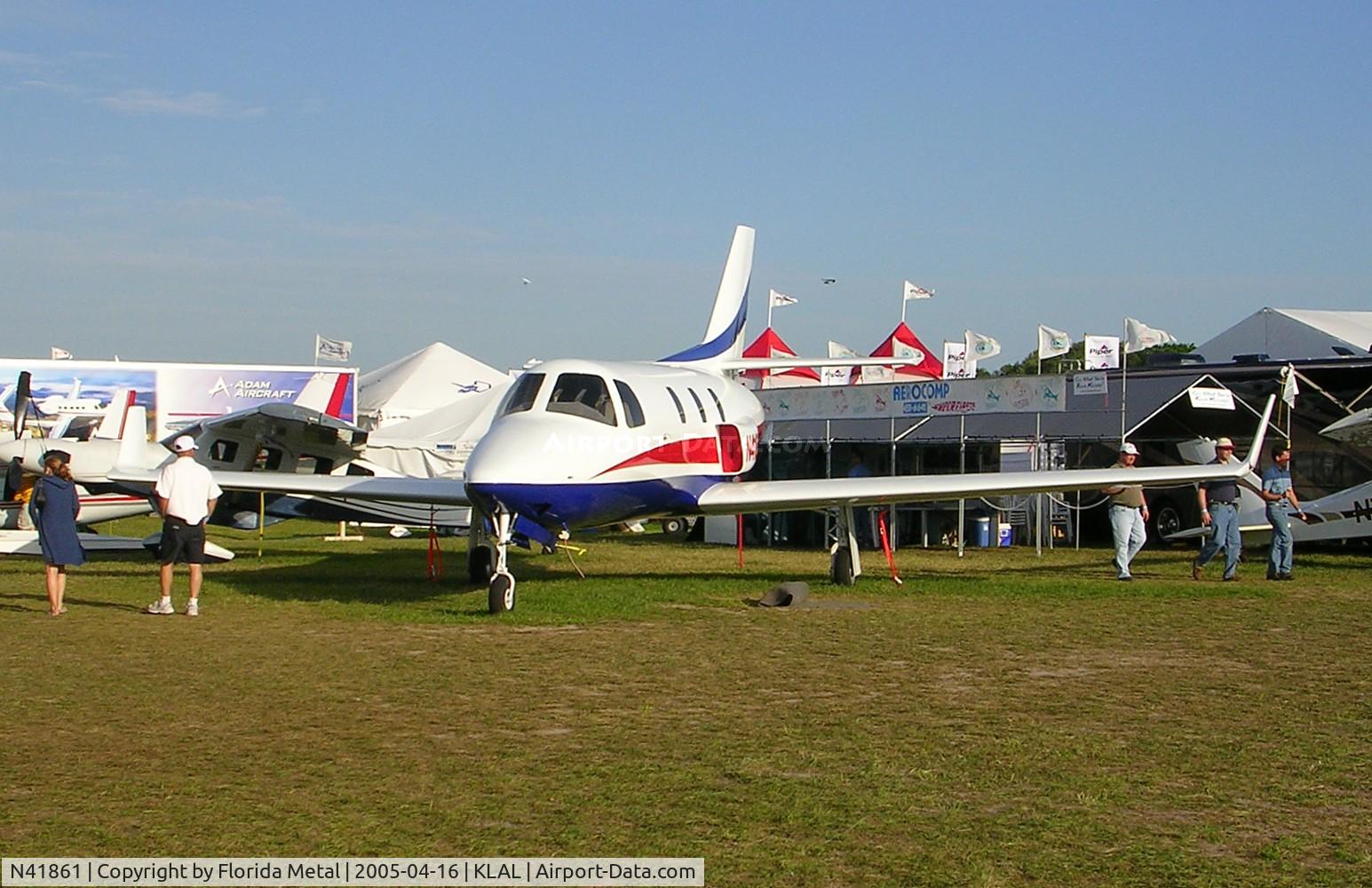 N41861, 2004 Aerocomp Comp Air Jet C/N 04001, SNF LAL 2005