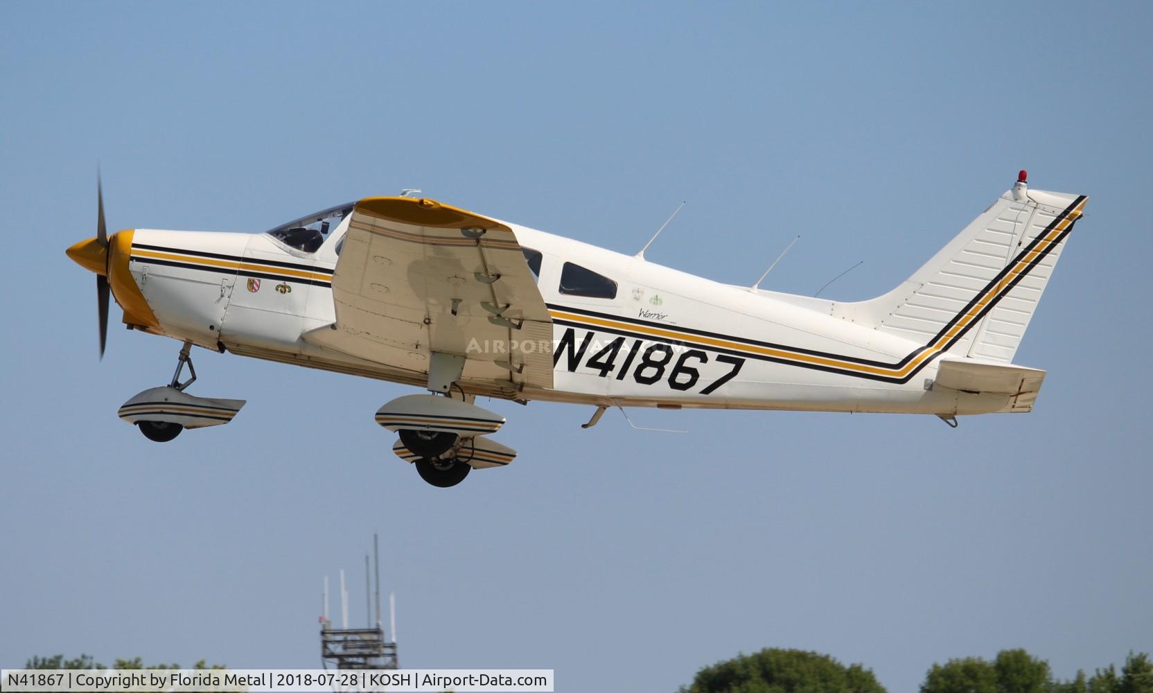 N41867, 1974 Piper PA-28-151 C/N 28-7415340, EAA OSH 2018