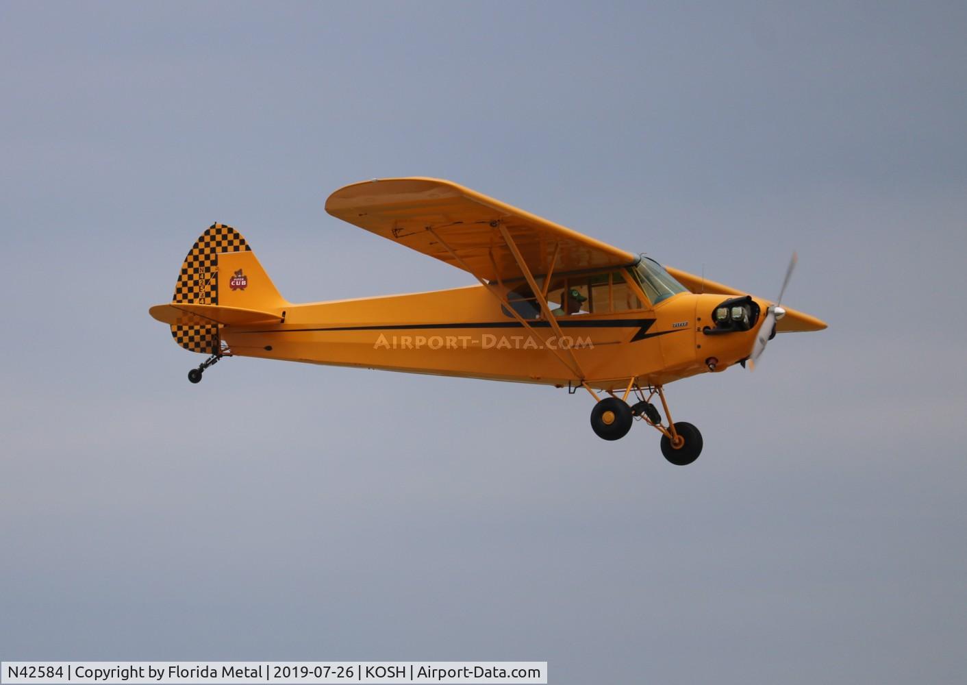 N42584, 1945 Piper J3C-65 Cub Cub C/N 14865, EAA OSH 2019