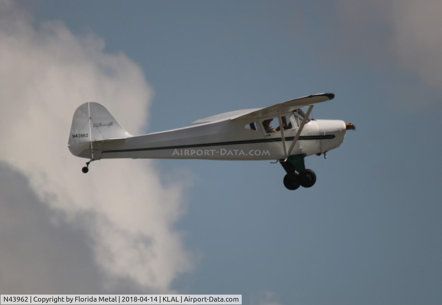 N43962, 1946 Taylorcraft BC12-D C/N 7621, SNF LAL 2018