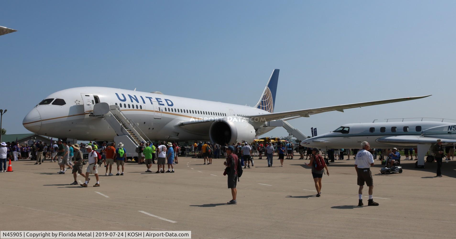 N45905, 2012 Boeing 787-8 Dreamliner Dreamliner C/N 34825, EAA OSH 2019