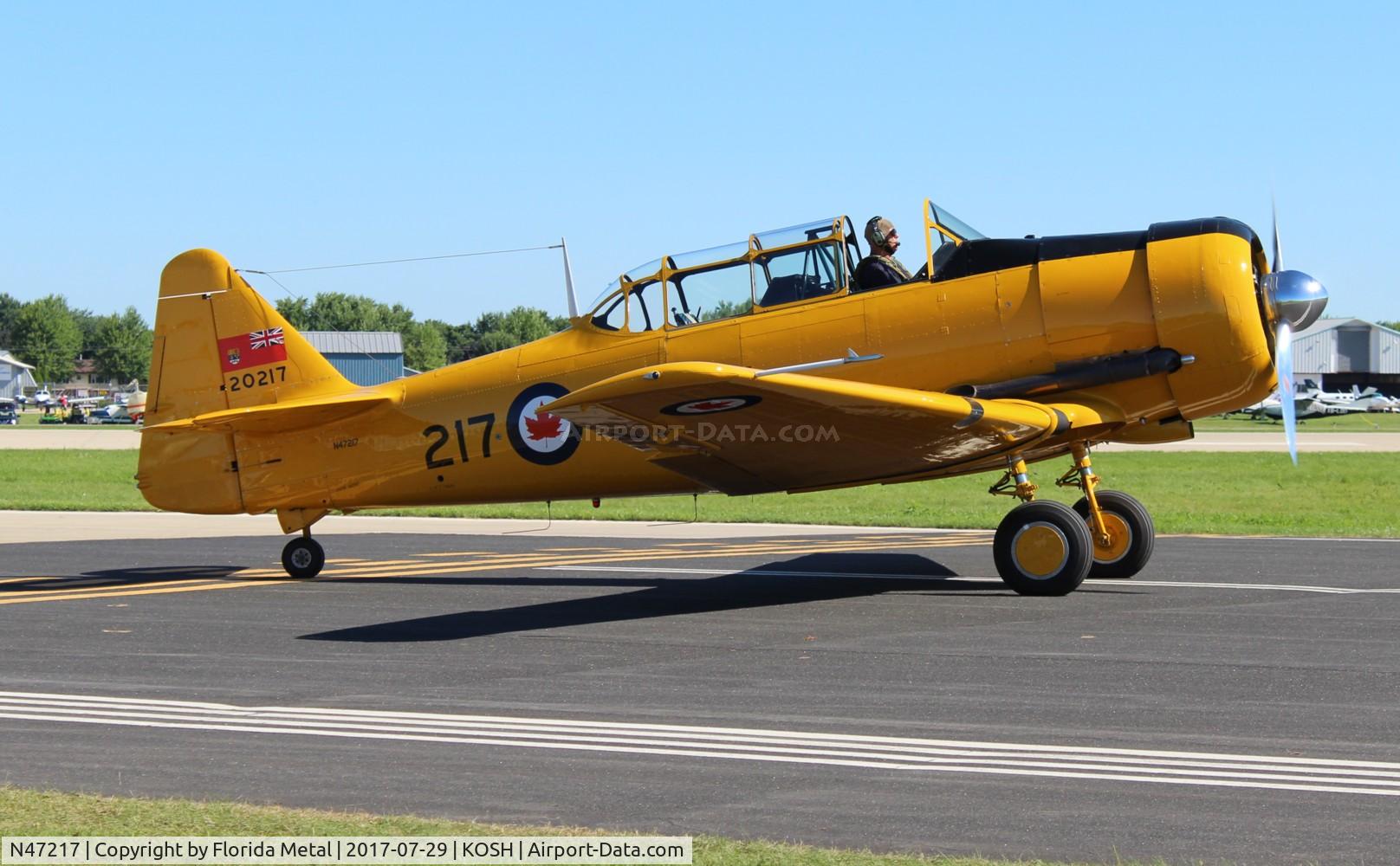 N47217, 1951 Canadian Car & Foundry Harvard MK IV C/N CCF4-8, EAA OSH 2017