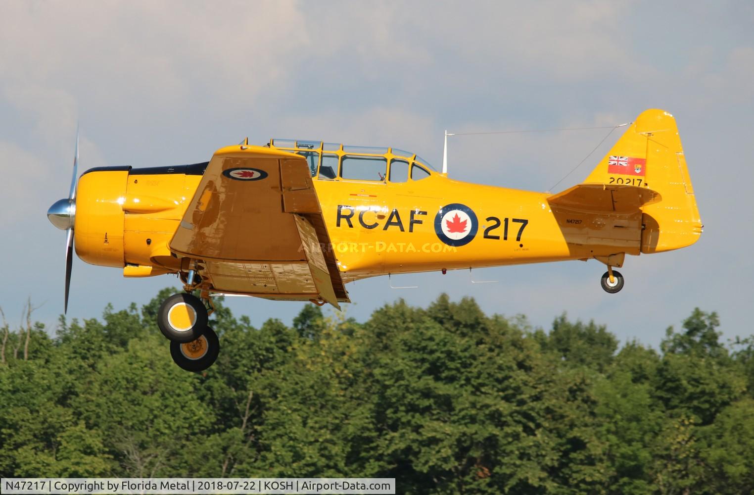 N47217, 1951 Canadian Car & Foundry Harvard MK IV C/N CCF4-8, EAA OSH 2018