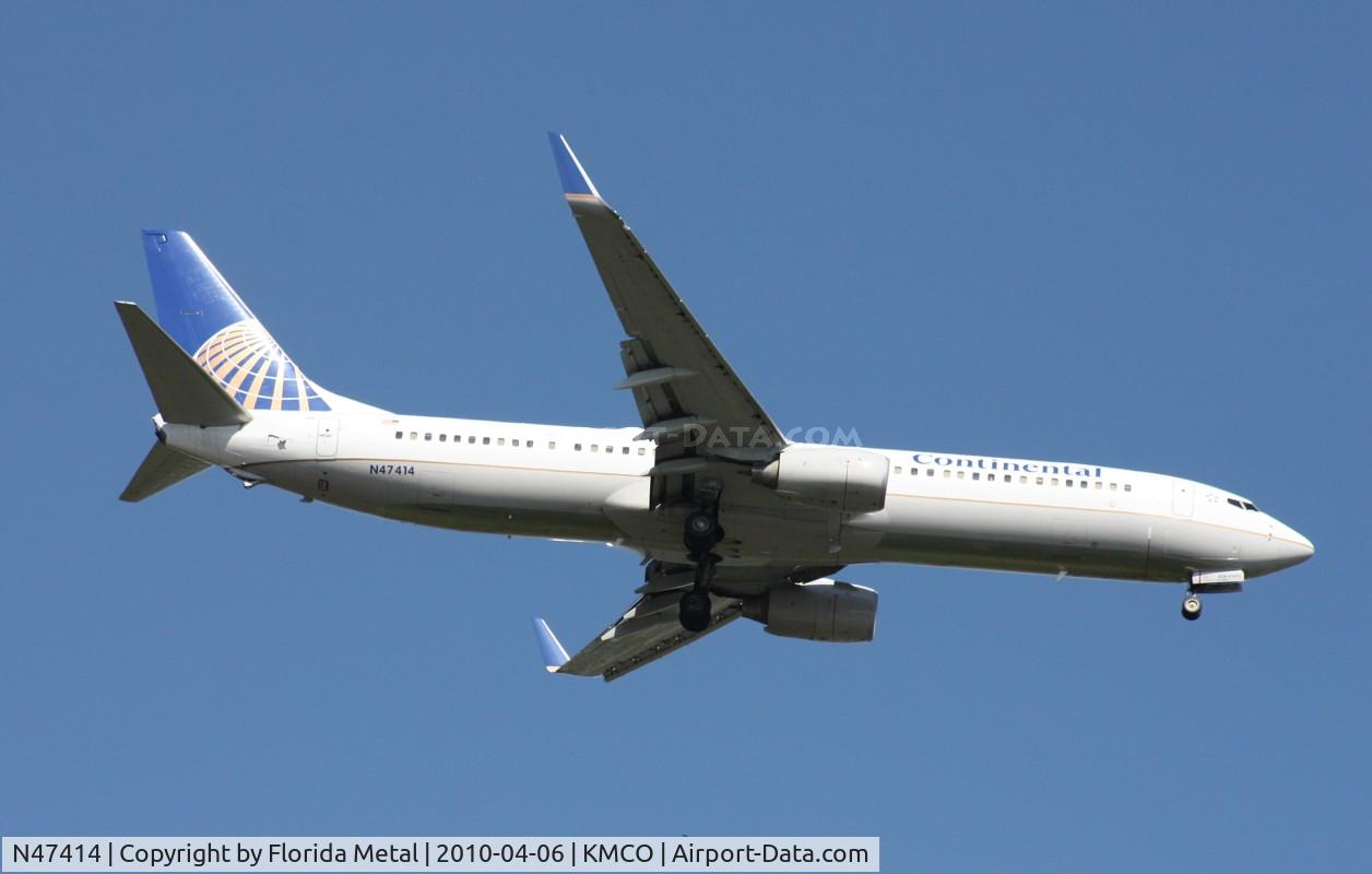 N47414, 2008 Boeing 737-924/ER C/N 32827, MCO spotting 2010
