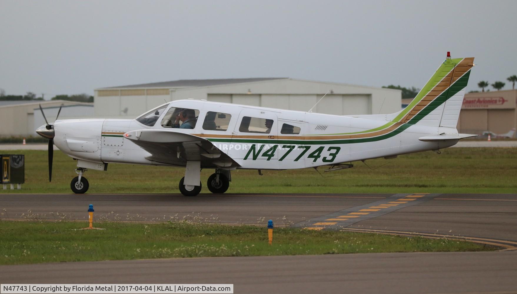 N47743, 1977 Piper PA-32R-300 Cherokee Lance C/N 32R-7880020, SNF LAL 2017