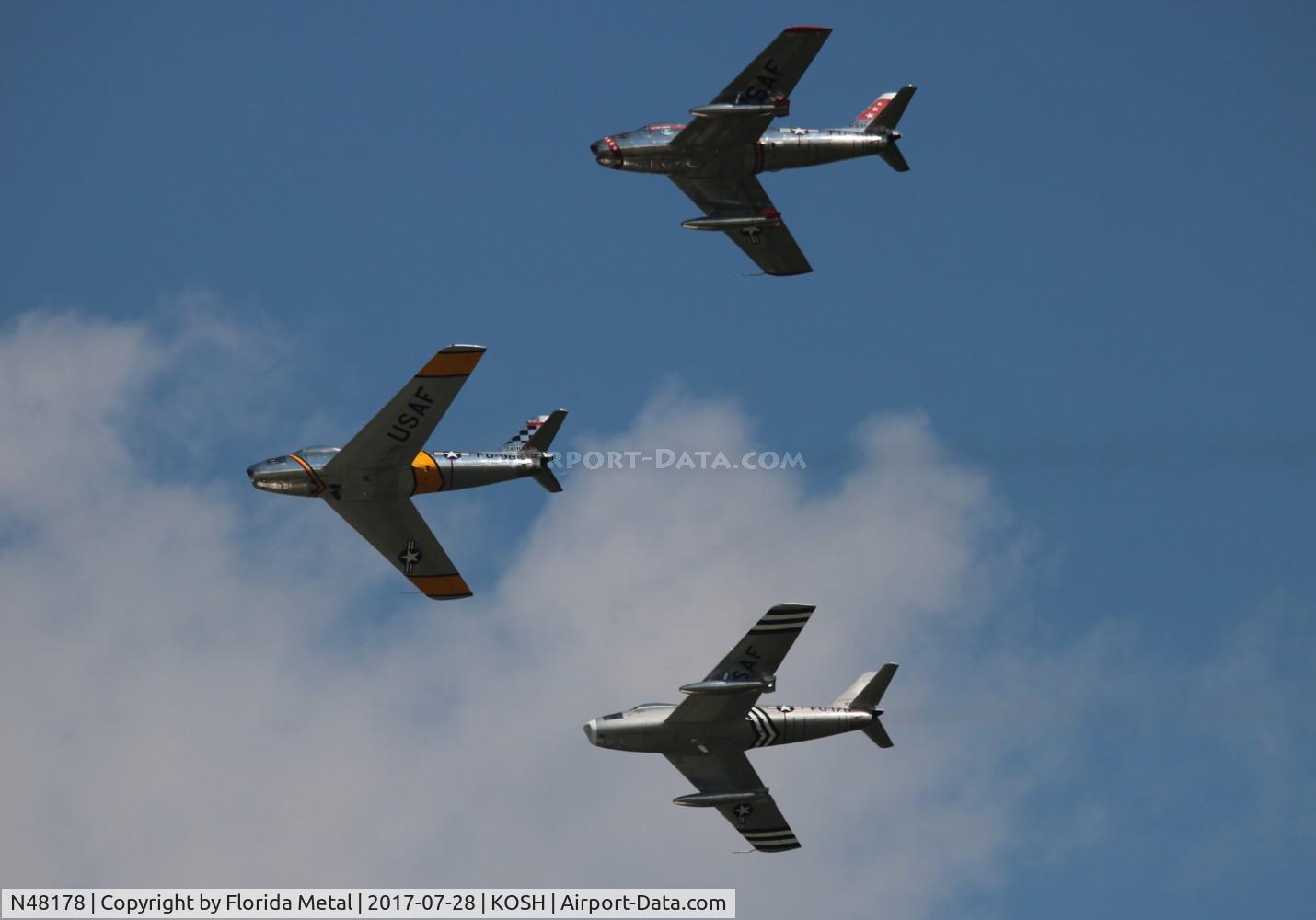 N48178, 1948 North American F-86A Sabre C/N 151-43547, EAA OSH 2017