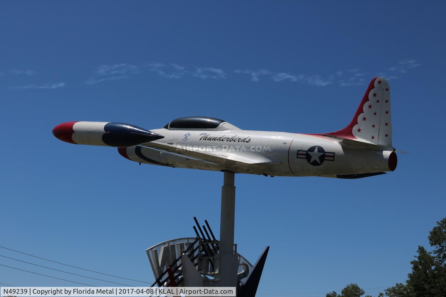 N49239, 1958 Lockheed T-33A C/N 58-697, Gateguard 2017 Sun N Fun museum