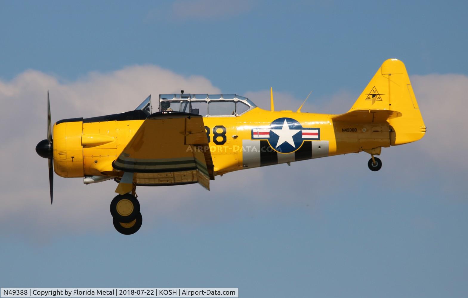 N49388, 1950 North American T-6G Texan C/N 168-169, EAA OSH 2018