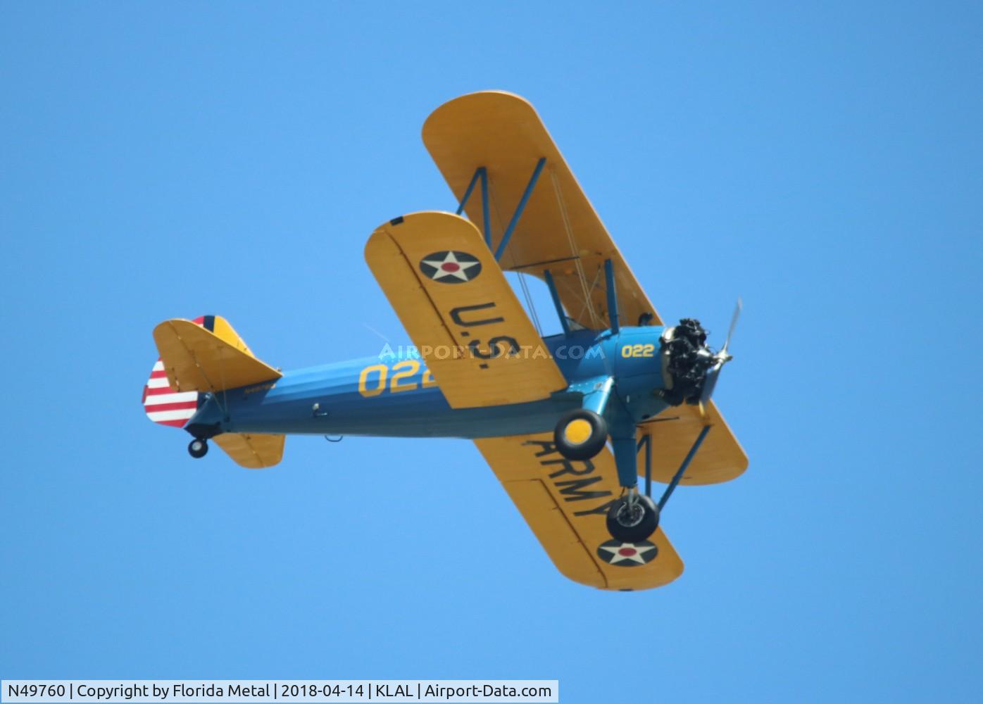 N49760, 1941 Boeing A75N1(PT17) C/N 75-1581, SNF LAL 2018
