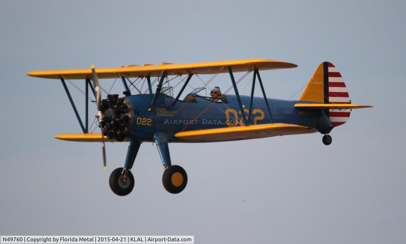 N49760, 1941 Boeing A75N1(PT17) C/N 75-1581, SNF LAL 2015