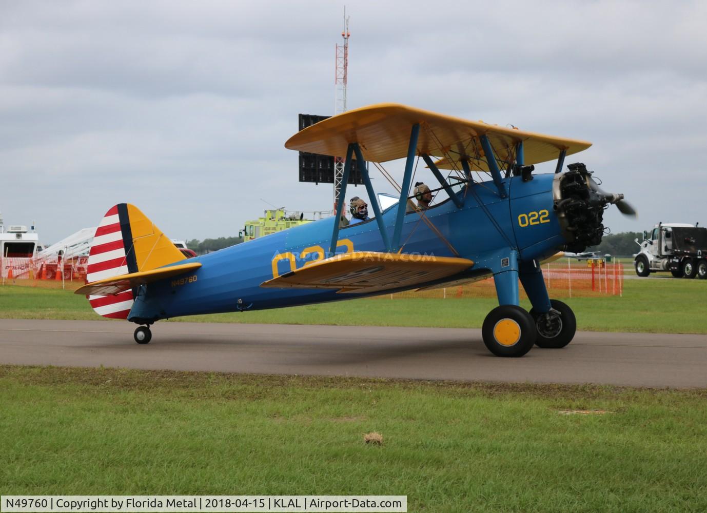 N49760, 1941 Boeing A75N1(PT17) C/N 75-1581, SNF LAL 2018