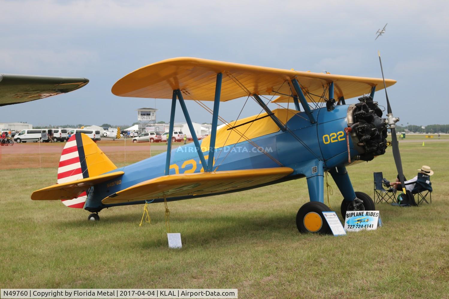 N49760, 1941 Boeing A75N1(PT17) C/N 75-1581, SNF LAL 2017