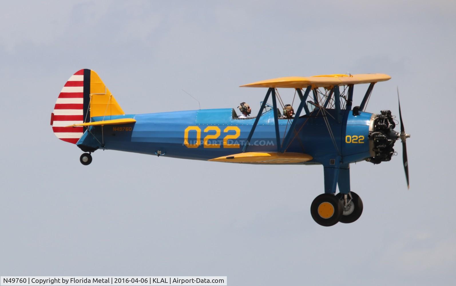 N49760, 1941 Boeing A75N1(PT17) C/N 75-1581, SNF LAL 2016