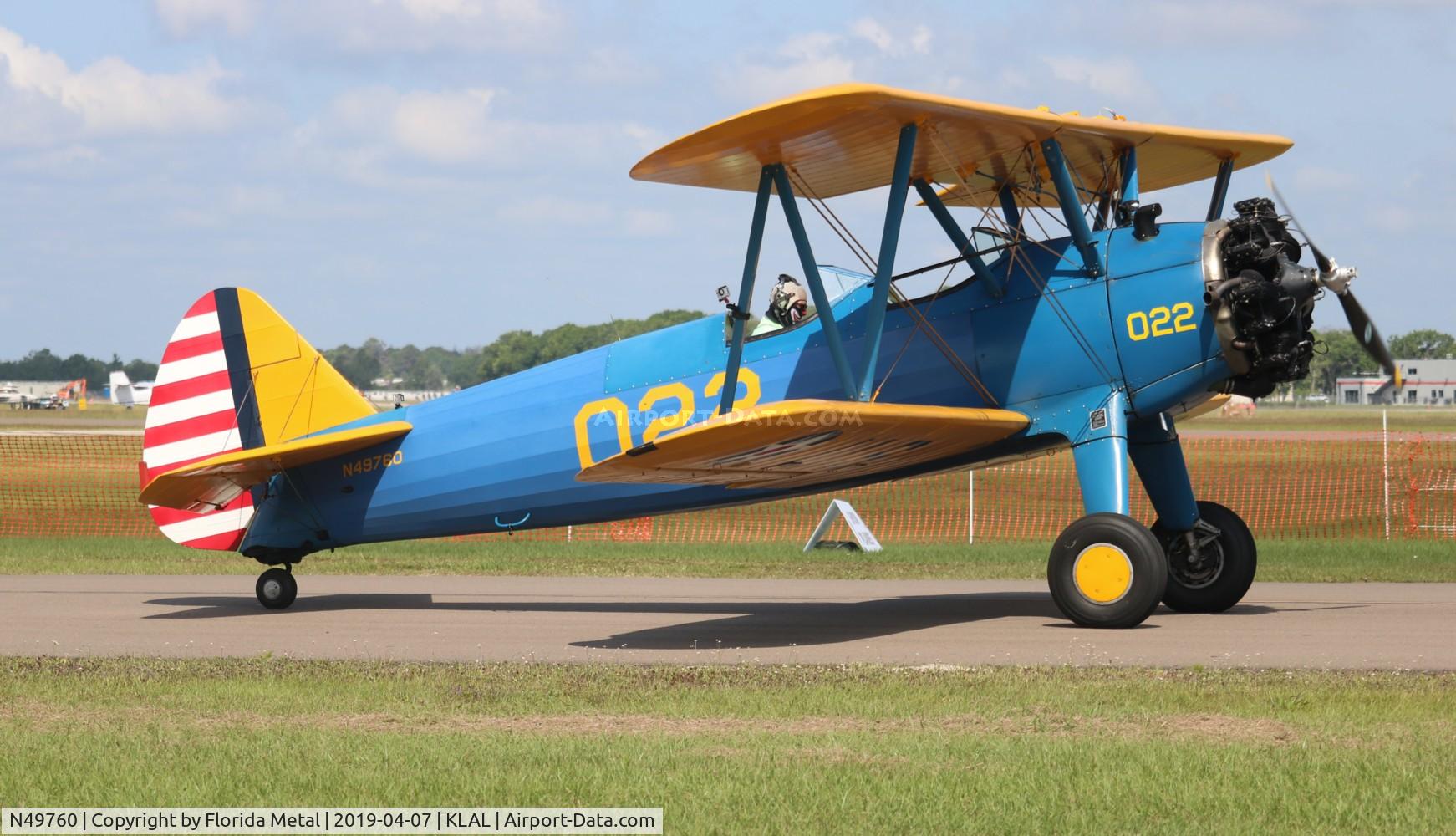 N49760, 1941 Boeing A75N1(PT17) C/N 75-1581, SNF LAL 2019