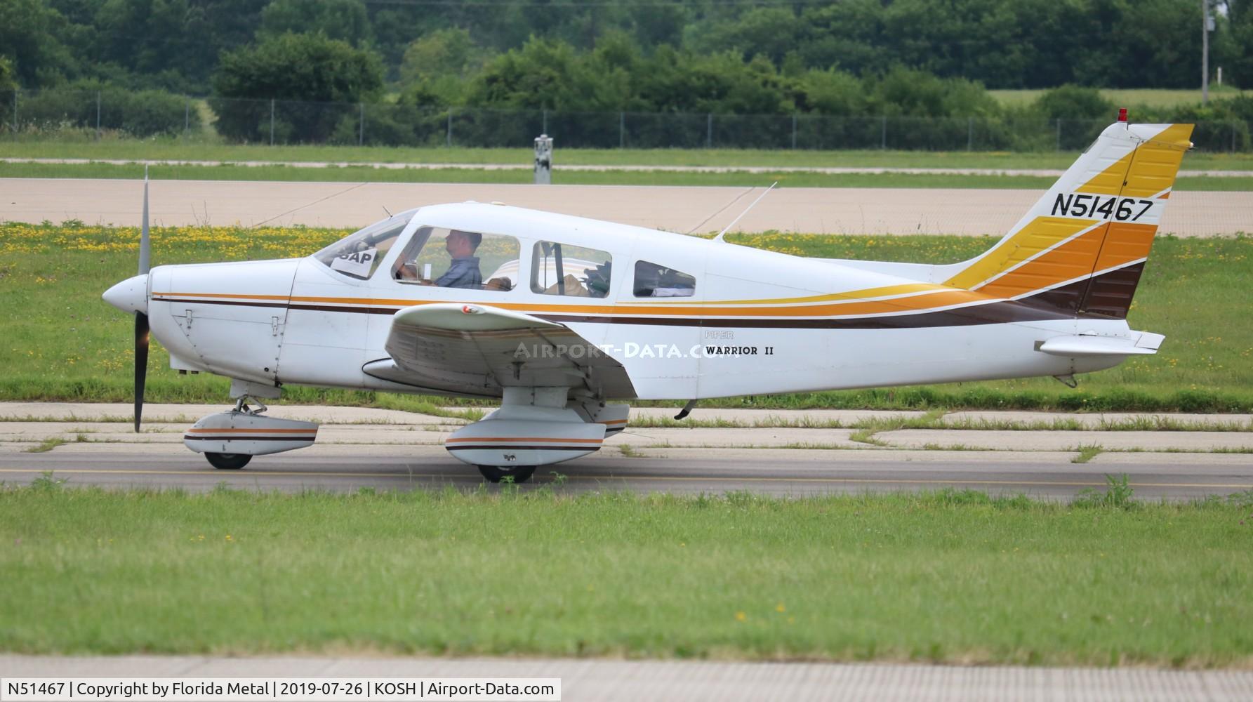 N51467, 1977 Piper PA-28-161 C/N 28-7816290, EAA OSH 2019