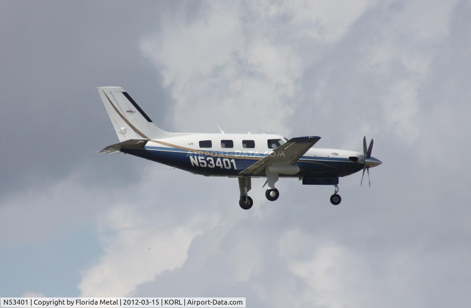 N53401, 2002 Piper PA-46-500TP Maibu Meridian C/N 46-97143, ORL spotting 2012