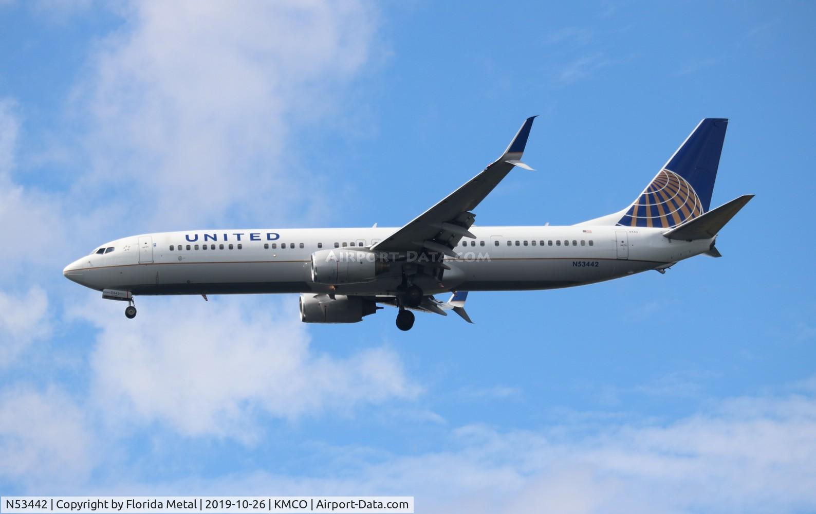 N53442, 2009 Boeing 737-924/ER C/N 33536, MCO spotting 2019