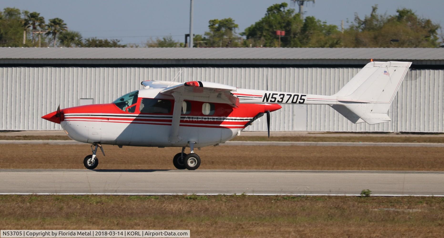 N53705, 1977 Cessna 337G Super Skymaster C/N 33701796, ORL spotting 2018